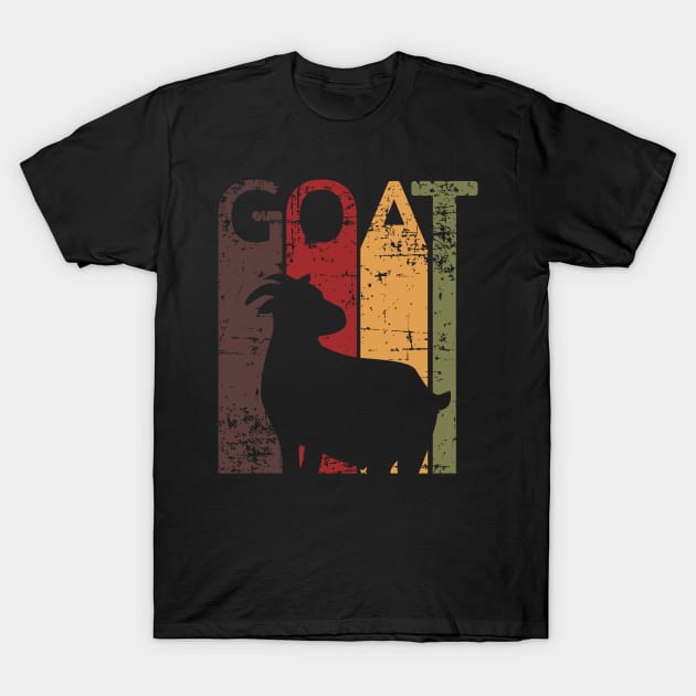 Funny Goat Farmer Retro Vintage For Goat Milk Love T-Shirt by Shirtglueck